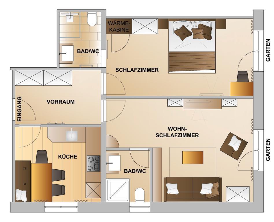 Appartements Zerzer Ried im Oberinntal Oda fotoğraf